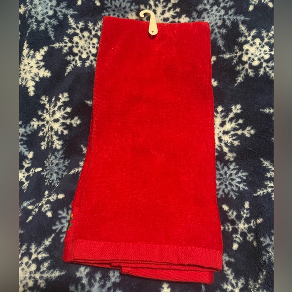 Vintage NWT set of 3 Y2K Christmas hand towels embroidered mistletoe x-mas trees - Picture 5 of 12